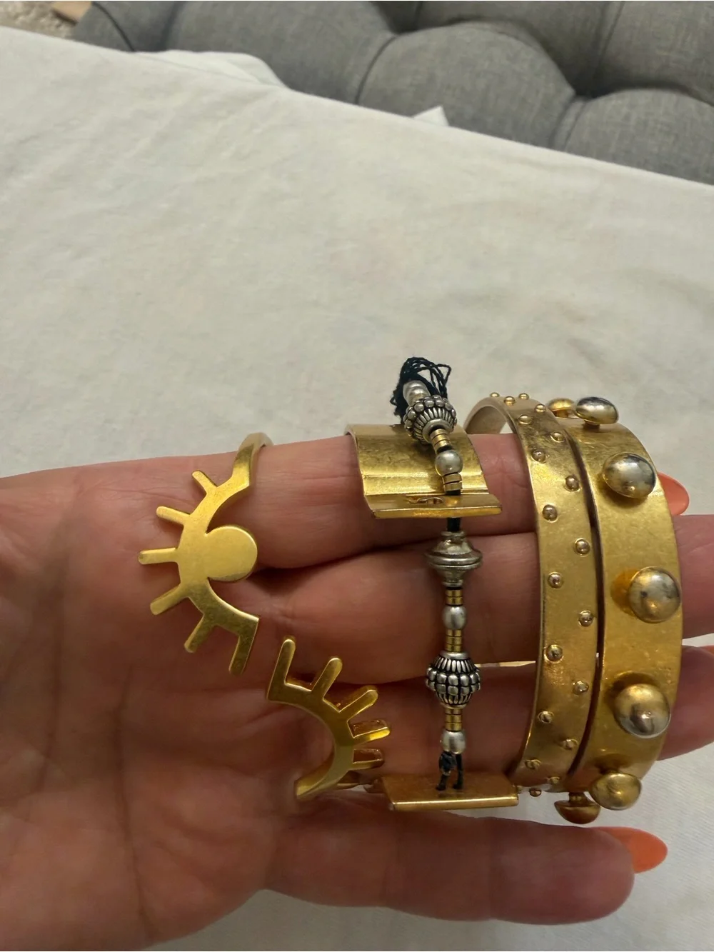 Madewell gold tone